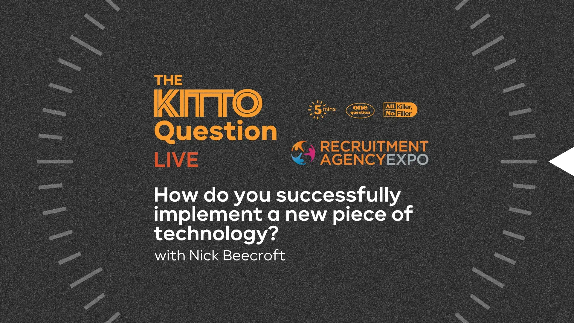 S1 E8: How Do You Successfully Implement New Technology? - Nick Beecroft (Live at RecExpo)